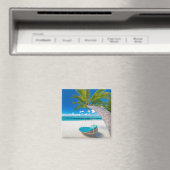 熱帯ビーチ |トロピカルランドスケープビーチスイング マグネット (インサイチュ (食洗機))