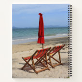 熱帯ビーチ ノートブック (裏面)