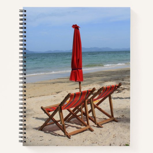 熱帯ビーチ ノートブック (正面)