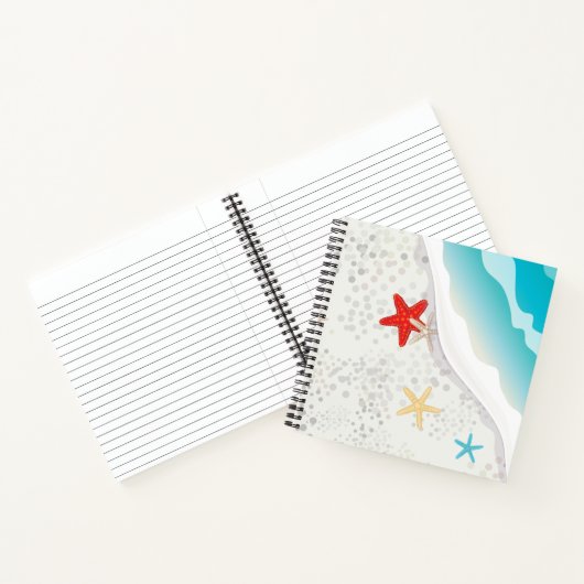 熱帯ビーチ ノートブック (内部)