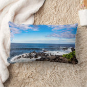 熱帯ビーチ |ハレアカラ国立公園マウイ ランバークッション (ブランケット)