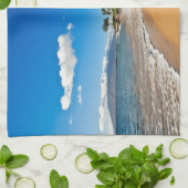 熱帯ビーチ |ハワイ州，マウイ，ワイレア キッチンタオル (折り畳み)