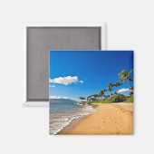 熱帯ビーチ |ハワイ州,マウイ,ワイレア マグネット (正面/裏面)