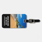 熱帯ビーチ |ハワイ州，マウイ，ワイレア ラゲッジタグ (正面横)