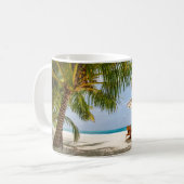 熱帯ビーチ |ビーチドミニカ共和国 コーヒーマグカップ (正面左)