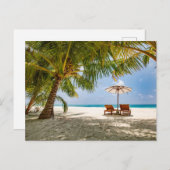 熱帯ビーチ |ビーチドミニカ共和国 ポストカード (正面/裏面)