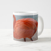 熱帯ビーチ |フラミカリブのンゴ、アルバ ジャンボコーヒーマグカップ (正面右)