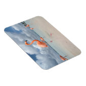 熱帯ビーチ |フラミンゴビーチ、アルバ マグネット (右側)