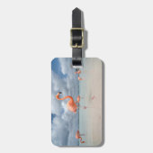 熱帯ビーチ |フラミンゴビーチ、アルバ ラゲッジタグ (正面縦)