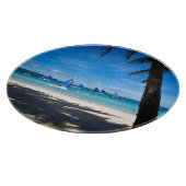 熱帯ビーチ |ホワイトビーチボラカイ島フィリピン カッティングボード (角)