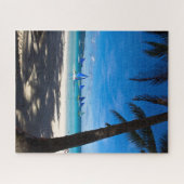 熱帯ビーチ |ホワイトビーチボラカイ島フィリピン ジグソーパズル (横)