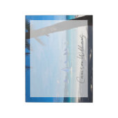 熱帯ビーチ |ホワイトビーチボラカイ島フィリピン ノートパッド (回転)