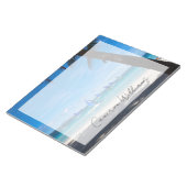 熱帯ビーチ |ホワイトビーチボラカイ島フィリピン ノートパッド (アングル)