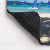 熱帯ビーチ |ホワイトビーチボラカイ島フィリピン マウスパッド (コーナー)