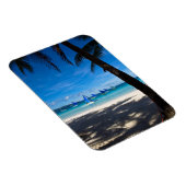 熱帯ビーチ |ホワイトビーチボラカイ島フィリピン マグネット (右側)