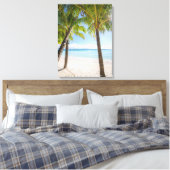 熱帯ビーチ |ボラカイ・フィリピン キャンバスプリント (インサイチュ (寝室))
