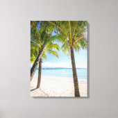 熱帯ビーチ |ボラカイ・フィリピン キャンバスプリント (正面)
