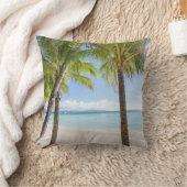 熱帯ビーチ |ボラカイ・フィリピン クッション (ブランケット)