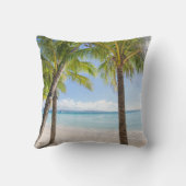 熱帯ビーチ |ボラカイ・フィリピン クッション (裏面)