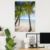 熱帯ビーチ |ボラカイ・フィリピン ポスター (ホームオフィス)