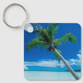 熱帯ビーチ |ボラボラビーチモツ・トファリ キーホルダー (正面)