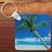 熱帯ビーチ |ボラボラビーチモツ・トファリ キーホルダー (正面)