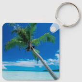 熱帯ビーチ |ボラボラビーチモツ・トファリ キーホルダー (裏面)