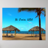 熱帯ビーチ ポスター (正面)