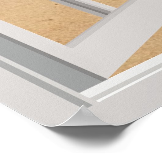 熱帯ビーチ ポスター (角)