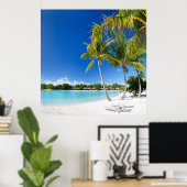 熱帯ビーチ ポスター (ホームオフィス)