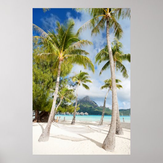 熱帯ビーチ ポスター (正面)