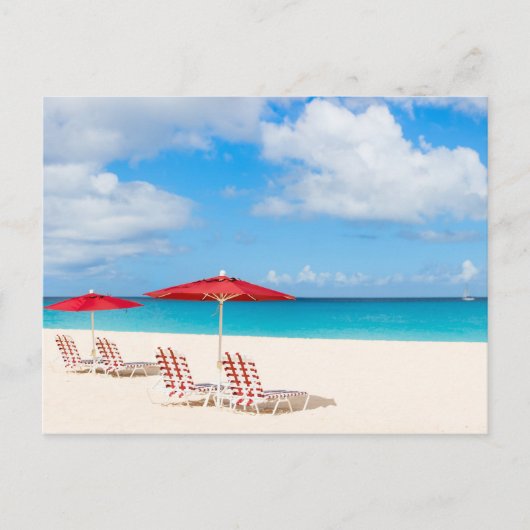 熱帯ビーチ ポストカード (正面)