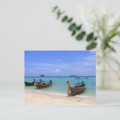 熱帯ビーチ ポストカード (スタンド正面)