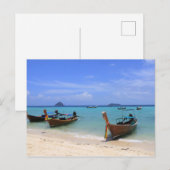 熱帯ビーチ ポストカード (正面/裏面)