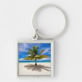 熱帯ビーチ |ポリネシア，ボラフランスのボラ キーホルダー (正面)