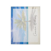 熱帯ビーチ |ポリネシア，ボラフランスのボラ ノートパッド (回転)