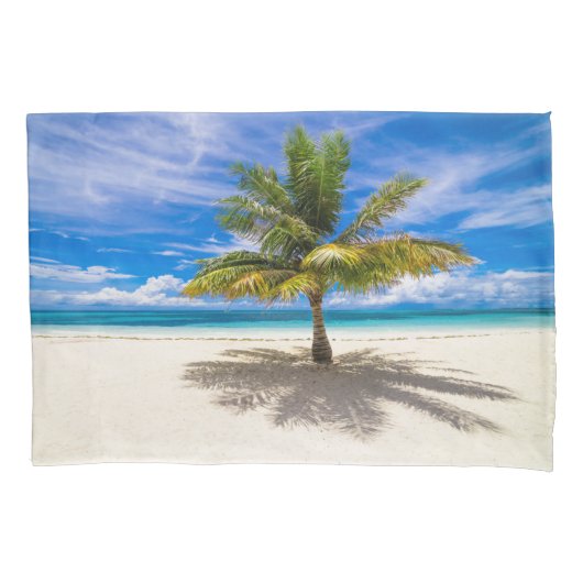 熱帯ビーチ |ポリネシア,ボラフランスのボラ 枕カバー (正面)