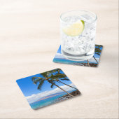 熱帯ビーチ |マウイ・ハワイ島 スクエアペーパーコースター (インサイチュ)