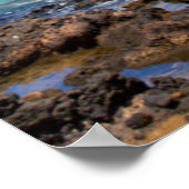 熱帯ビーチ |マウイ・ハワイ島 ポスター (角)