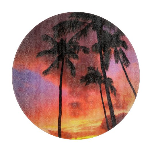 熱帯ビーチ |マウイ・ハワイ諸島 カッティングボード (正面)