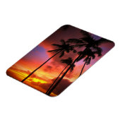 熱帯ビーチ |マウイ・ハワイ諸島 マグネット (左側)