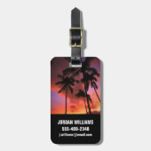 熱帯ビーチ |マウイ・ハワイ諸島 ラゲッジタグ (正面縦)