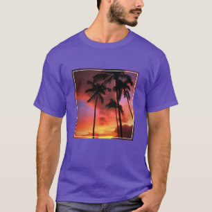 熱帯ビーチ マウイ・ハワイ諸島 Tシャツ