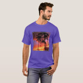 熱帯ビーチ |マウイ・ハワイ諸島 Tシャツ (正面フル)