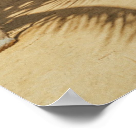 熱帯ビーチ |マウイ・ハワイ・クアウコーブビーチ ポスター (角)