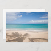 熱帯ビーチ |マウイ,ハワイ サンキューカード (正面/裏面)