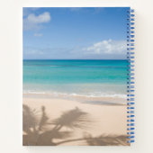 熱帯ビーチ |マウイ，ハワイ ノートブック (裏面)