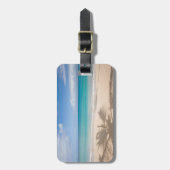 熱帯ビーチ |マウイ，ハワイ ラゲッジタグ (正面縦)