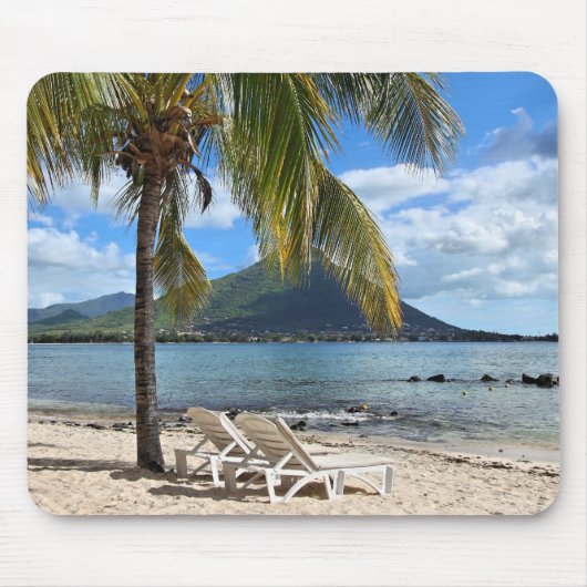 熱帯ビーチ マウスパッド (正面)
