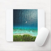 熱帯ビーチ マウスパッド (マウス)